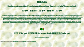 What Hfbw.de website looked like in 2023 (2 years ago)
