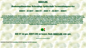 What Hhsv.de website looked like in 2023 (1 year ago)
