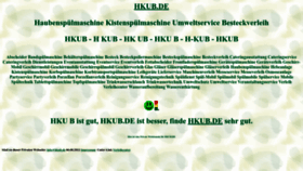 What Hkub.de website looked like in 2023 (1 year ago)