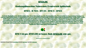 What Hnes.de website looked like in 2023 (1 year ago)