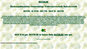 What Hotb.de website looked like in 2023 (1 year ago)