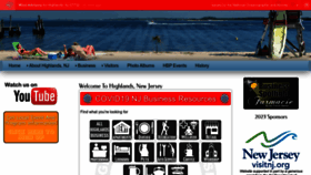 What Highlandsnj.com website looked like in 2023 (1 year ago)