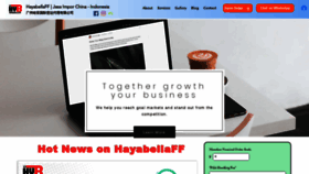 What Hayabellaff.net website looked like in 2023 (1 year ago)