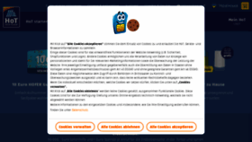 What Hot.at website looked like in 2023 (3 years ago)