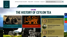 What Historyofceylontea.com website looked like in 2023 (1 year ago)