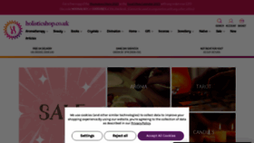 What Holisticshop.co.uk website looked like in 2023 (3 years ago)