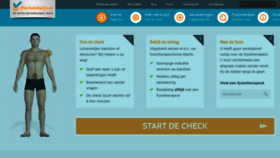 What Hierhebikpijn.nl website looked like in 2023 (1 year ago)