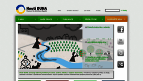 What Hnutiduha.cz website looked like in 2023 (1 year ago)