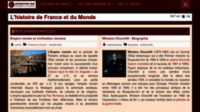 What Histoire-pour-tous.fr website looked like in 2023 (1 year ago)