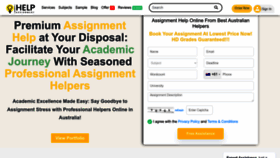 What Helpassignment.com.au website looked like in 2023 (1 year ago)
