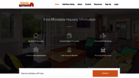 What Housingapartments.org website looked like in 2023 (1 year ago)