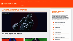 What Hashtagbasketball.com website looked like in 2023 (1 year ago)