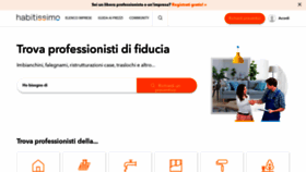 What Habitissimo.it website looked like in 2023 (1 year ago)