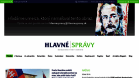 What Hlavnespravy.sk website looked like in 2023 (2 years ago)
