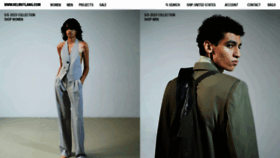 What Helmutlang.com website looked like in 2023 (1 year ago)