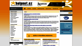 What Helpnet.cz website looked like in 2023 (1 year ago)
