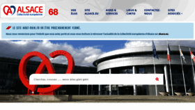 What Haut-rhin.fr website looked like in 2023 (1 year ago)