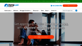 What Homeloanexperts.com.au website looked like in 2023 (1 year ago)