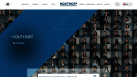 What Houthoff.com website looked like in 2023 (1 year ago)