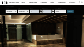 What Hotelpuertadesegovia.com website looked like in 2023 (1 year ago)
