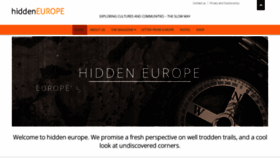 What Hiddeneurope.co.uk website looked like in 2023 (1 year ago)
