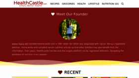 What Healthcastle.com website looked like in 2023 (1 year ago)