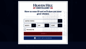 What Heavenhilldistillery.com website looked like in 2023 (1 year ago)