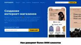 What Horoshop.ua website looked like in 2023 (1 year ago)