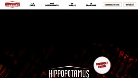 What Hippopotamus.fr website looked like in 2023 (1 year ago)