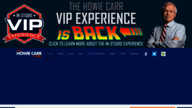 What Howiecarrshow.com website looked like in 2023 (1 year ago)