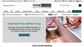 What Homescapesonline.com website looked like in 2023 (1 year ago)