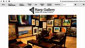 What Harpgallery.com website looked like in 2023 (1 year ago)