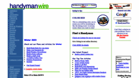 What Handymanwire.com website looked like in 2023 (1 year ago)