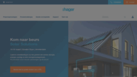 What Hager.nl website looked like in 2023 (1 year ago)