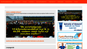 What Hardloopkalender.nl website looked like in 2023 (1 year ago)