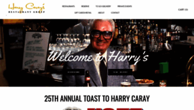 What Harrycarays.com website looked like in 2023 (1 year ago)