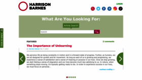 What Harrisonbarnes.com website looked like in 2023 (1 year ago)