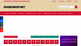 What Horoskop.hr website looked like in 2023 (3 years ago)