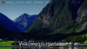 What Hardangerfjord.com website looked like in 2023 (1 year ago)