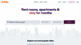 What Housinganywhere.com website looked like in 2023 (1 year ago)