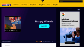 What Happywheels24.com website looked like in 2023 (1 year ago)
