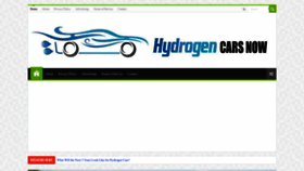 What Hydrogencarsnow.com website looked like in 2023 (1 year ago)
