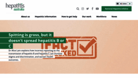 What Hepatitisaustralia.com website looked like in 2023 (1 year ago)