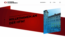 What Hfm-nuernberg.de website looked like in 2023 (1 year ago)