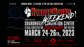 What Horrorhoundweekend.com website looked like in 2023 (1 year ago)