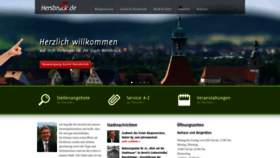 What Hersbruck.de website looked like in 2023 (1 year ago)