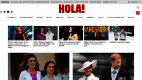 What Hola.com website looked like in 2023 (1 year ago)