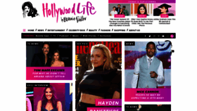 What Hollywoodlife.com website looked like in 2023 (1 year ago)