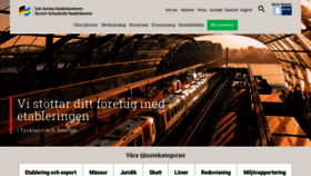 What Handelskammer.se website looked like in 2023 (1 year ago)