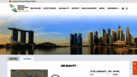 What Haze.gov.sg website looked like in 2023 (3 years ago)